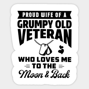 grumpy old veteran Sticker